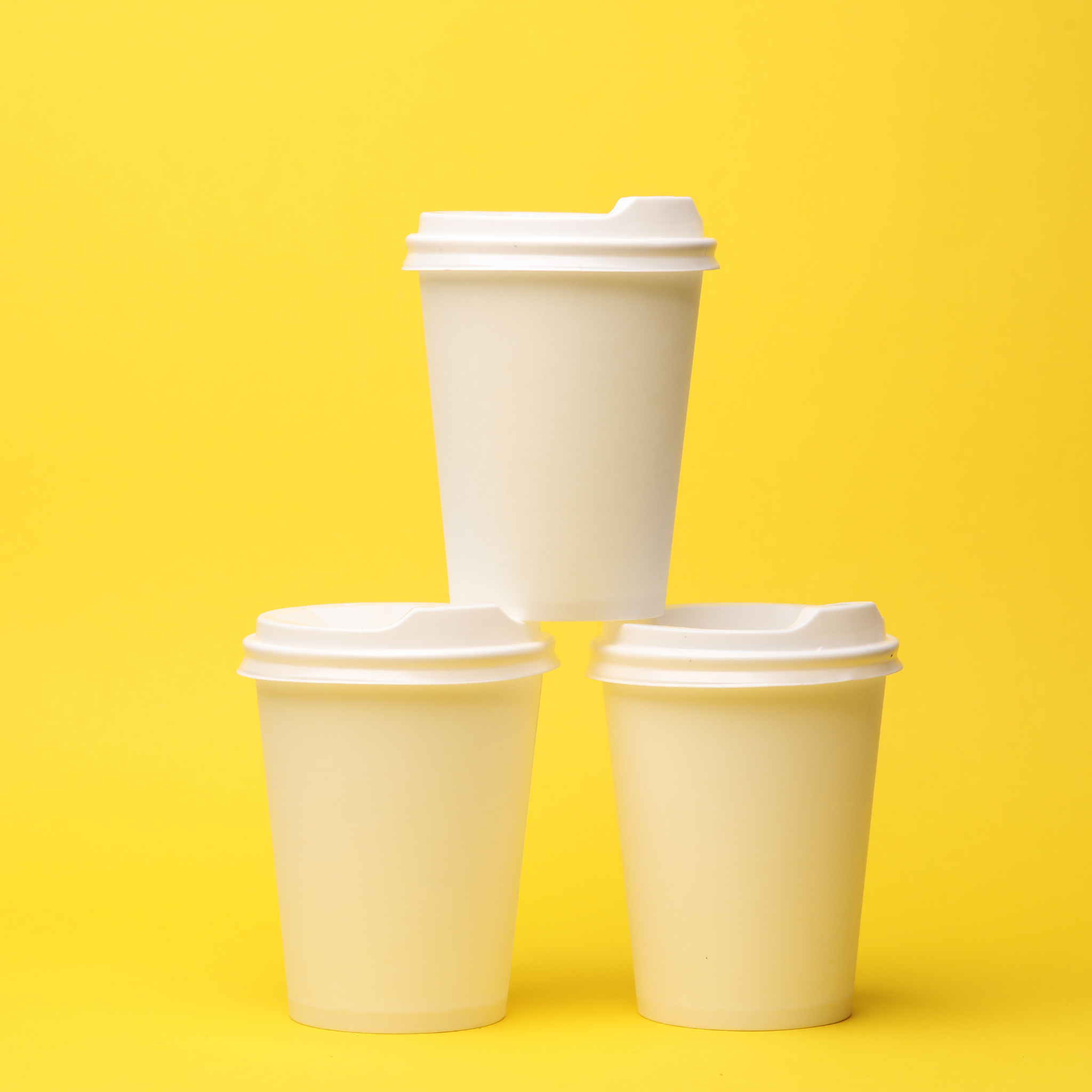 Compostable White Single Walled Cups (1000pcs) - 310GSM (Thick)