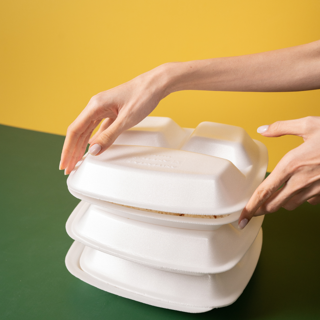 Bagassee Clamshell Meal Boxes