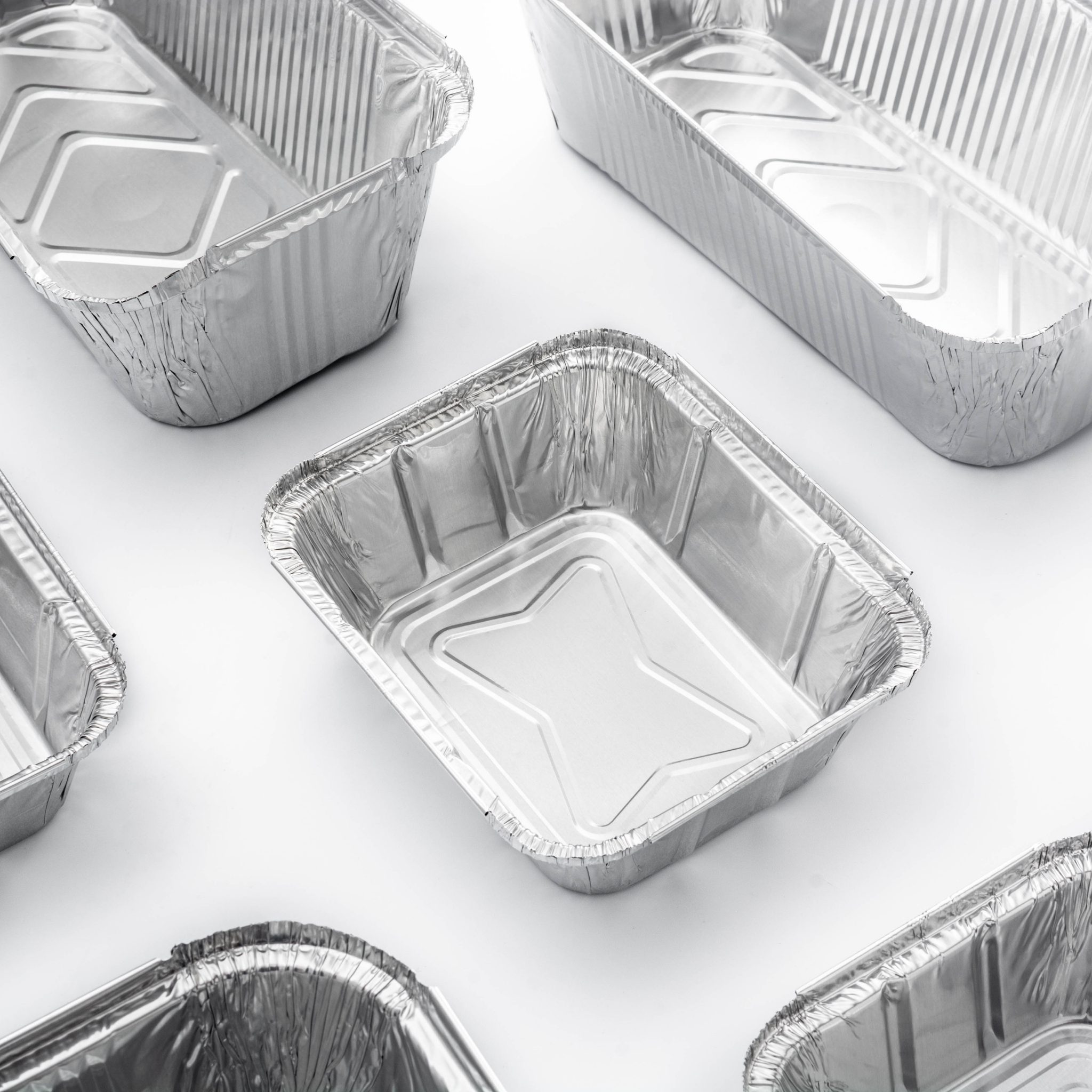Foil Container Products with Cardboard Lids