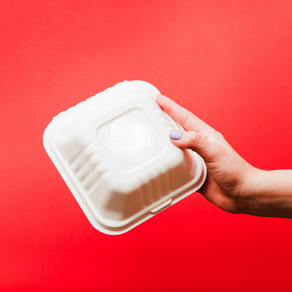 Bagassee Clamshell Meal Boxes