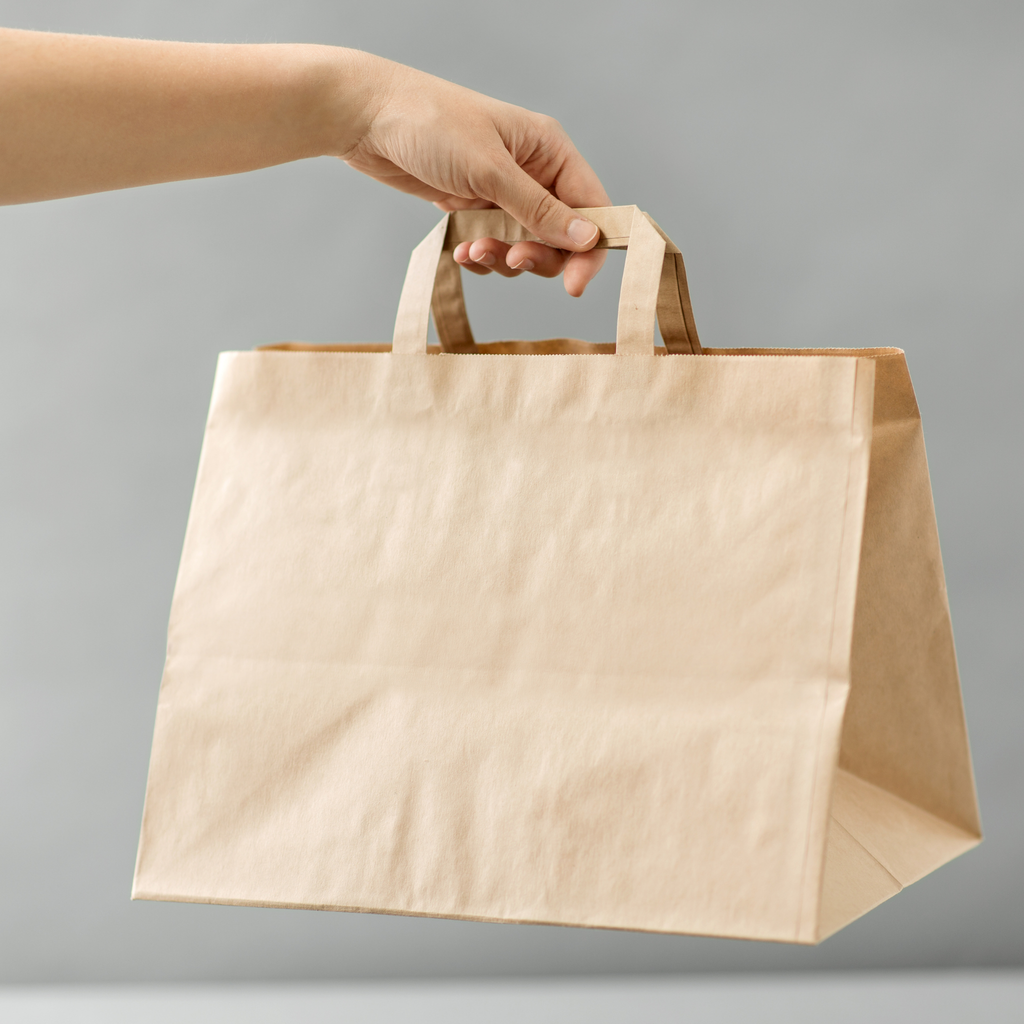 Kraft Paper Carrier Bags