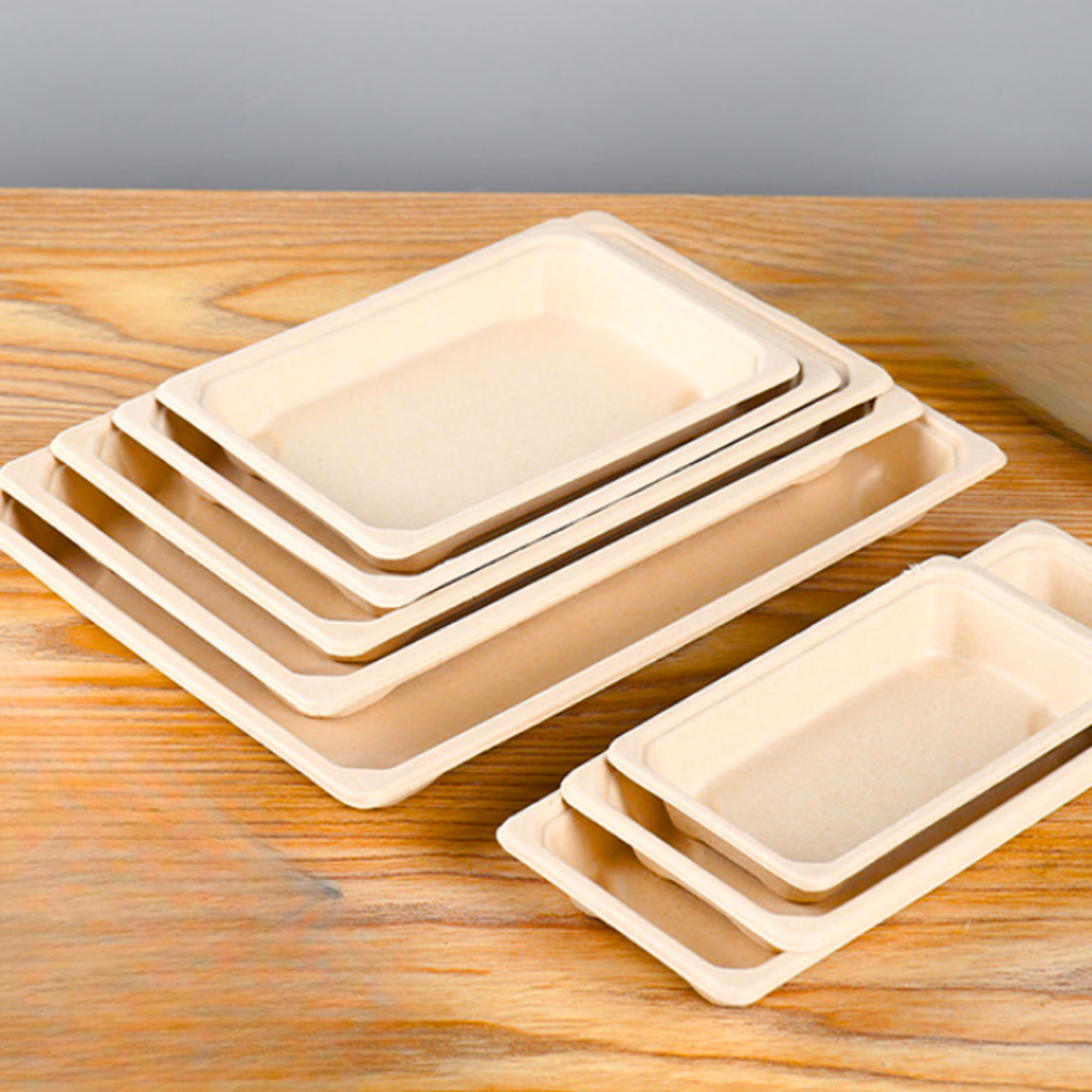 Pulp Compostable Food Containers LIDS ONLY