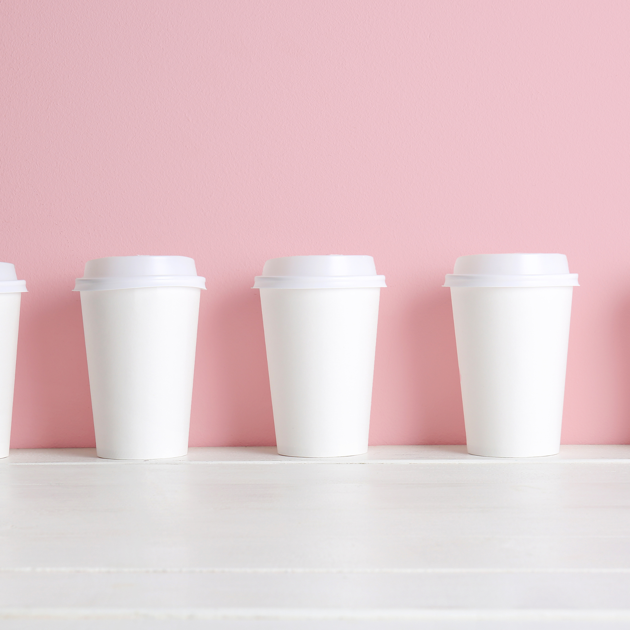 Closable Lip Recycable Coffee Cup Lids (1000pcs)