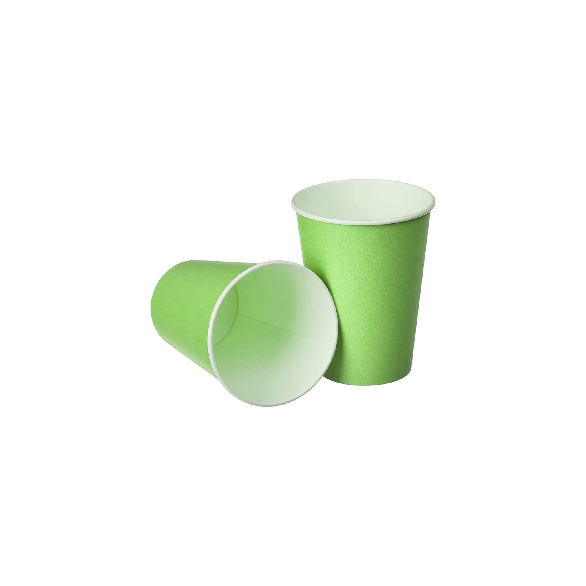 Premium Green Single Walled Coffee Cup (1000pcs)