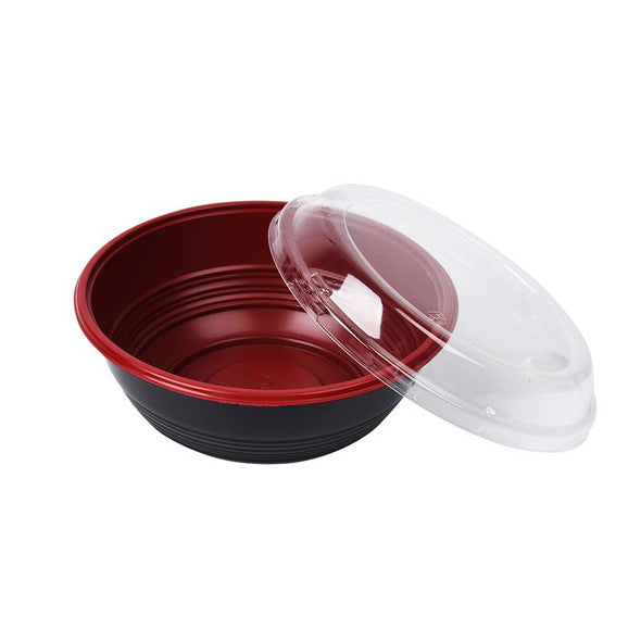 Premium Quality Plastic Microwaveable Containers with Lids (250pcs)